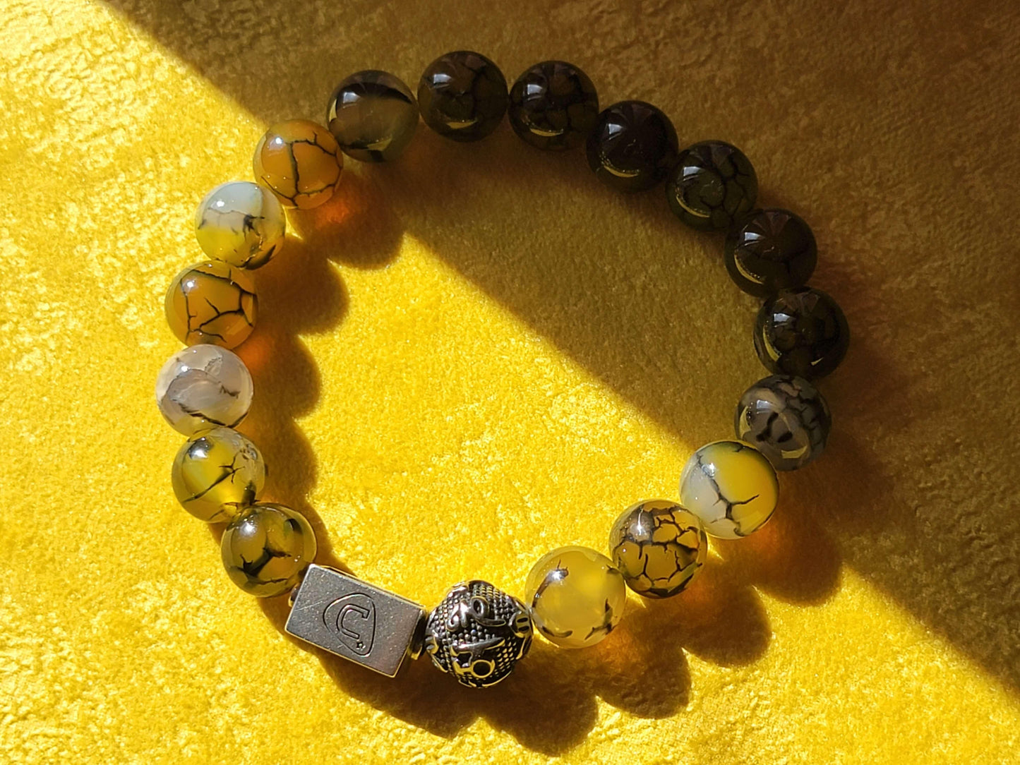 Draco - Sterling Silver - Beaded Bracelets - Handmade - The Cadence Company