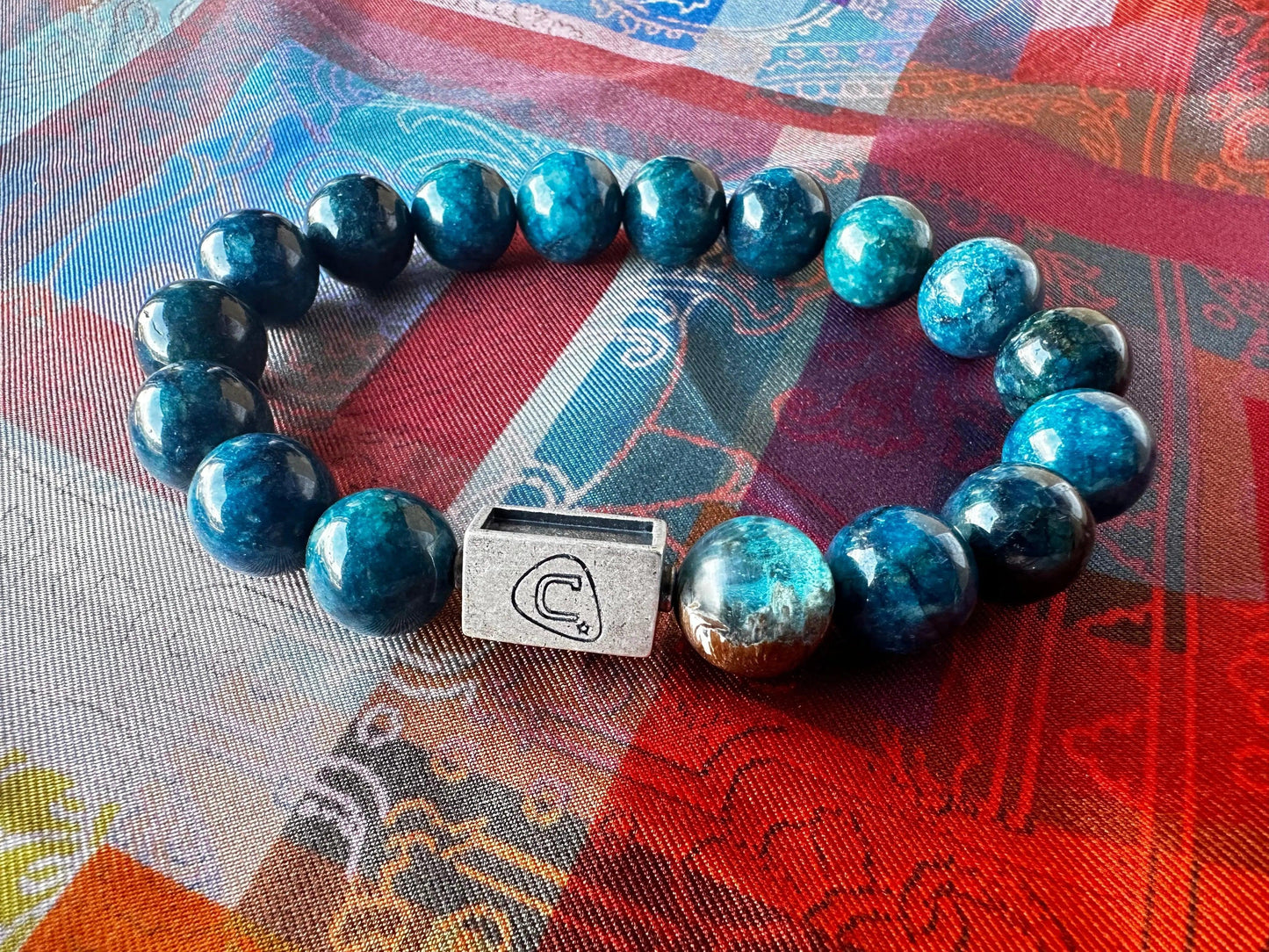 Neptune - Sterling Silver - Beaded Bracelets - Handmade - The Cadence Company
