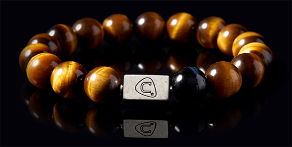 G Clef Black - Sterling Silver - Beaded Bracelets - Handmade - The Cadence Company