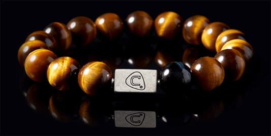 G Clef Black - Sterling Silver - Beaded Bracelets - Handmade - The Cadence Company