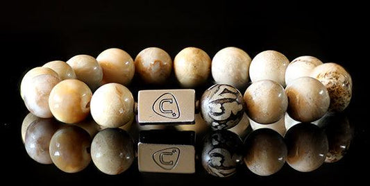 Mantra - Sterling Silver - Beaded Bracelets - Handmade - The Cadence Company